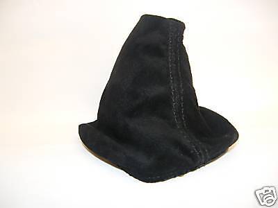 FITS AUDI A4 A6 B6 BLACK PU SUEDE GEAR GAITER 1999-2004 CUSTOM NEW MADE IN UK