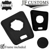 BLACK LEATHER SMG AUTOMATIC GEAR  + SURROUND TRIMS FOR BMW E46 99-05 CUSTOM NEW