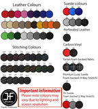 RED STITCH LUXE-SUEDE SUNROOF HEADLINER COVER FITS HUMMER H3 05-11 STYLE 2