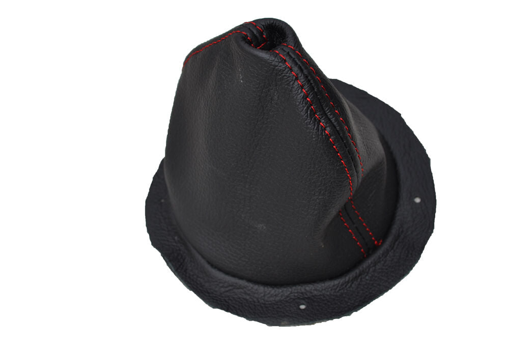 RED STITCH LEATHER GEAR  GAITER FITS OVER RUBBER FITS TRIUMPH GT6 1966-1974