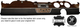 BLACK STITCH LOWER DASH DASHBOARD LEATHER COVER FITS AUSTIN WESTMINSTER MK1