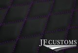 PURPLE DIAMOND VINYL 2X TAILORED FLOOR CARPETS FOR SMART FORTWO 450 03-07 JF1
