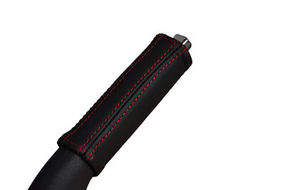 red stitching FITS HYUNDAI I10  2008-2012 HANDBRAKE HANDLE COVER  ONLY