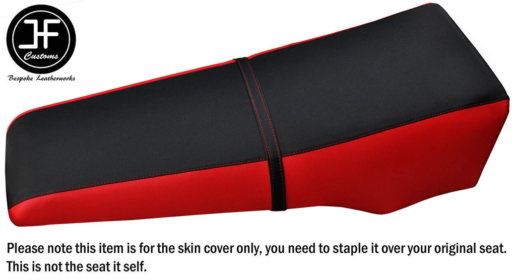 BLACK & RED VINYL CUSTOM FITS SEA DOO 587 XP SP SPX SPI 83-93 SEAT COVER ONLY