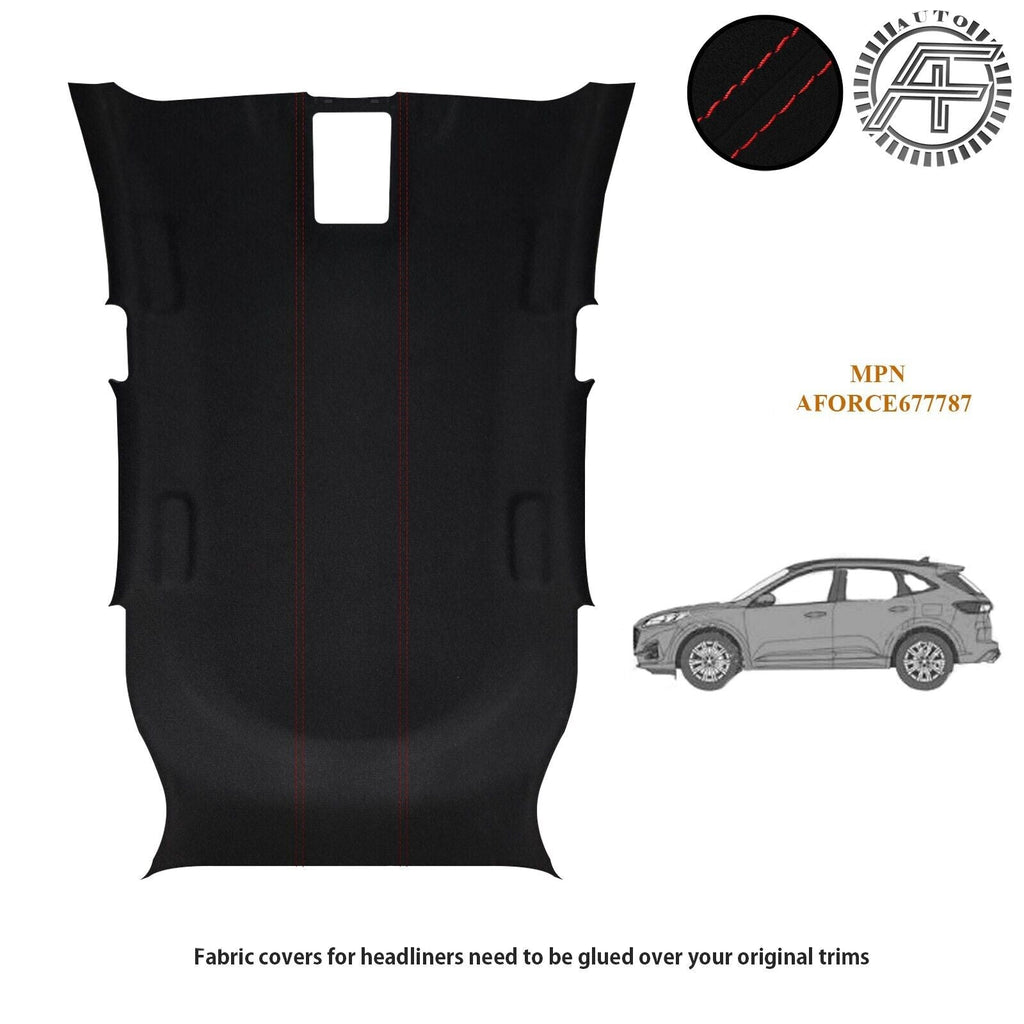 LUXE SUEDE HEADLINER COVER FITS FORD KUGA MK3 2019–2024