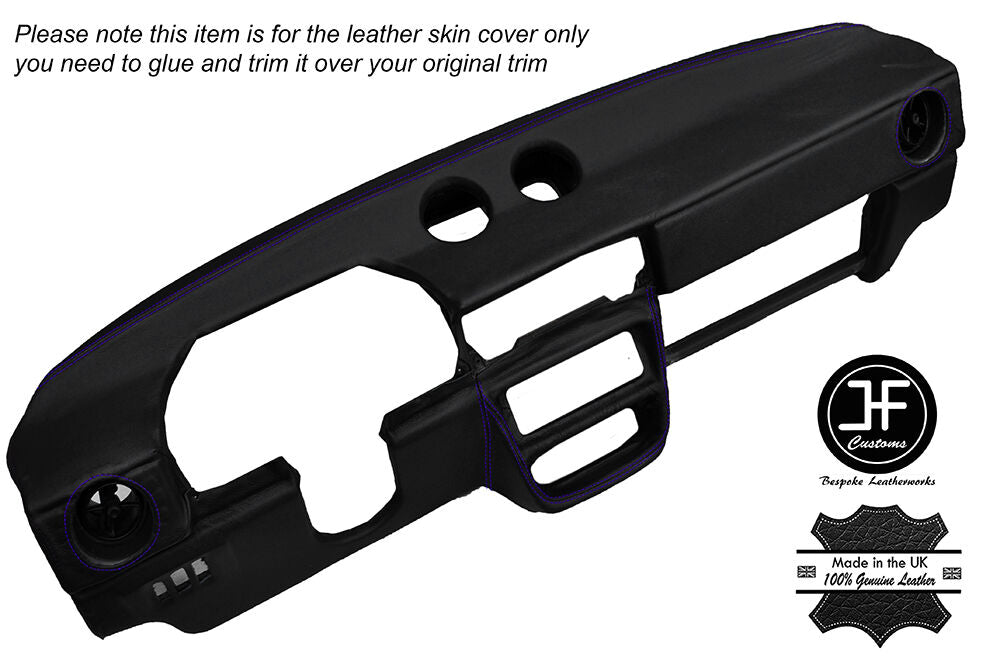 PURPLE STITCH DASH DASHBOARD LEATHER COVER FITS ALFA ROMEO ALFASUD SPRINT