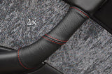 FITS SUBARU LEGACY 95-99 LEATHER 2XDOOR HANDLE COVERS red CUSTOM NEW MADE IN UK
