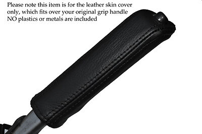 BLACK STITCH FITS ROVER 800 1992-1999 LEATHER HANDBRAKE HANDLE COVER ONLY