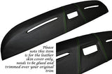 GREEN STITCH FITS TRIUMPH SPITFIRE MK4 DASH DASHBOARD LEATHER SKIN COVER ONLY