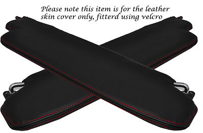 RED STITCHING FITS DATSUN 240Z 260Z 280Z 79-83 2X SUN VISORS LEATHER COVERS ONLY