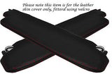 RED STITCHING FITS DATSUN 240Z 260Z 280Z 79-83 2X SUN VISORS LEATHER COVERS ONLY