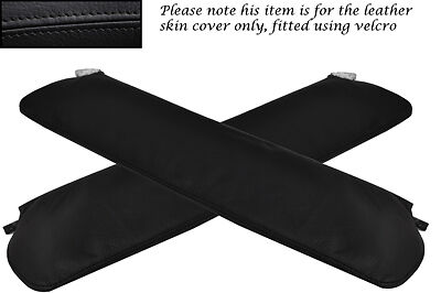 BLACK STITCH FITS ROVER P6 2000 2200 3500 SC TC V8 2X SUN VISORS LEATHER COVERS
