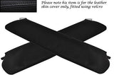 BLACK STITCH FITS ROVER P6 2000 2200 3500 SC TC V8 2X SUN VISORS LEATHER COVERS