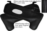 GREY STITCHING FITS FIAT X1/9 X19  2X SUN VISORS LEATHER COVERS ONLY CUSTOM NEW