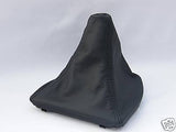 FITS BMW E60 E61  5 Series BLACK  LEATHER GEAR GAITER NEW CUSTOM NEW MADE IN UK