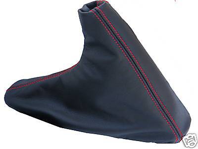 FITS BMW E36 E46 HANDBRAKE COVER  LEATHER RED STITCH BOOT CUSTOM NEW MADE IN UK