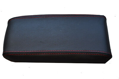 FITS SUBARU FORESTER 03-09 ARMREST LEATHER COVER red st CUSTOM NEW MADE IN UK