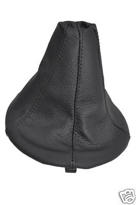 FITS FIAT PANDA 03+ GEAR SHIFT GAITER LEATHER BLACK STITCH CUSTOM NEW MADE IN UK