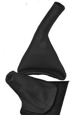 FITS  VW POLO MK3 MK4 MK5 MK6  SET 100% LEATHER BLACK CUSTOM NEW MADE IN UK