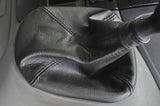 FITS IVECO DAILY  VAN GEAR GAITER BLACK LEATHER 2007+ CUSTOM NEW MADE IN UK