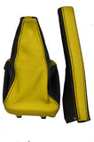 FITS PEUGEOT 106 107 206 306 406 205 307 407 GAITERS YELLOW CUSTOM NEW