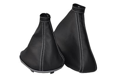FITS ALFA ROMEO BRERA GEAR HANDBRAKE GAITER Grey stitch CUSTOM NEW MADE IN UK