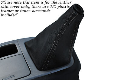 GREY STITCHING FITS HYUNDAI I800 08-13 LEATHER GEAR GAITER ONLY CUSTOM NEW