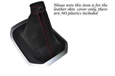 RED STITCHING FITS KIA SORENTO 2009-2013 LEATHER GEAR GAITER ONLY CUSTOM NEW