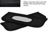 BLACK STITCHING FITS  TRIUMPH HERALD 2X SUN VISORS LEATHER COVERS ONLY