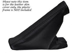 BLACK STITCHING FITS OPEL VAUXHALL ASTRA J MK6 2009+ LEATHER HANDBRAKE GAITER