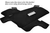 BLACK STITCHING FITS VW GOLF 2 MK2 JETTA 83-92 2X SUN VISORS LEATHER COVERS ONLY