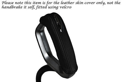 BLACK STITCH FITS VAUXHALL OPEL ANTARA 2006-2012 LEATHER HANDBRAKE HANDLE COVER
