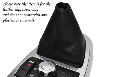 black stitching FITS LAND ROVER FREELANDER 2 06-12 MANUAL LEATHER GEAR GAITER