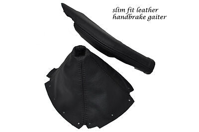 BLACK STITCHING FITS MAZDA MX5 MK1 MIATA 89-97 GEAR & SLIM FIT HANDBRAKE GAITERS