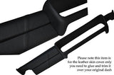 BLACK STITCH FITS FORD CAPRI MK1 DASH DASHBOARD LEATHER COVER ONLY CUSTOM NEW