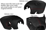 RED STITCH FITS VAUXHALL OPEL VX220 VX 220 00-05 STEERING WHEEL SHROUD COVER