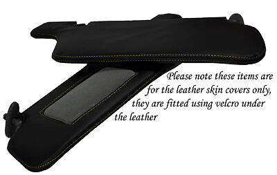 YELLOW STITCH FITS NISSAN FITS SKYLINE R33 92-98 GTS GTR 2X SUN VISORS COVERS