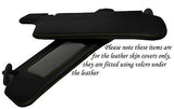 YELLOW STITCH FITS NISSAN FITS SKYLINE R33 92-98 GTS GTR 2X SUN VISORS COVERS