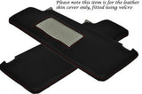 RED STITCH FITS VW GOLF 3 MK3 JETTA 94-98 2X SUN VISORS LEATHER COVERS ONLY