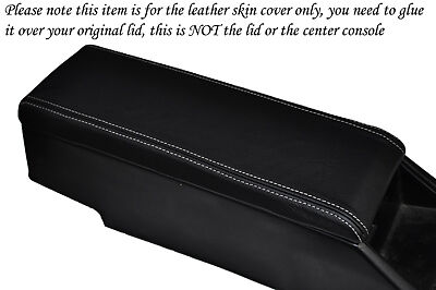 WHIITE STITCH FITS DATSUN 240Z 260Z 280Z 79-83 LEATHER ARM REST LID COVER