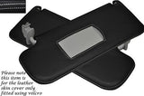 WHITE STITCHING FITS VW GOLF MK4 4 IV JETTA  98-05 2X SUN VISORS LEATHER COVERS