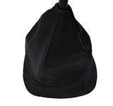 BLACK STITCH FITS FORD TRANSIT MK5 94-00 BLACK LEATHER GAITER FITS OVER RUBBER