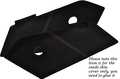 ORANGE STITCH FITS VAUXHALL VX220 VX 220 00-06 2X SUEDE DOOR CARD INSERTS COVERS