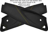 YELLOW STITCH FITS LOTUS ELISE EXIGE S2 01-12 2X DOOR CARD PERFORATED COVERS
