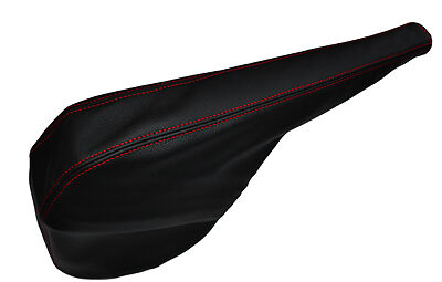 RED STITCH FITS FORD TRANSIT MK5 94-00 BLACK HANDBRAKE GAITER FITS OVER RUBBER