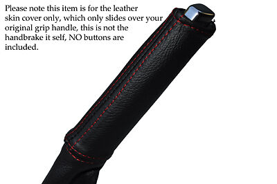 RED STITCHING FITS VW JETTA A6 2010-2013 LEATHER HANDBRAKE HANDLE COVER ONLY