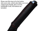 RED STITCHING FITS VW JETTA A6 2010-2013 LEATHER HANDBRAKE HANDLE COVER ONLY