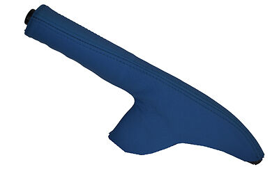 FITS SMART FORFOUR BLUE LEATHER HANDBRAKE GAITER CUSTOM NEW MADE IN UK
