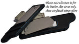 BLUE STITCH FITS MG MGF MGTF 95-05  2X SUN VISORS LEATHER COVERS ONLY CUSTOM NEW