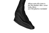BLACK STITCHING FITS VW JETTA A6 2010-2013 LEATHER HANDBRAKE GAITER ONLY